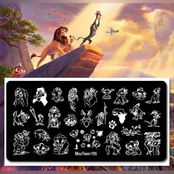 Other - $5 LION NAIL STAMPING PLATE. NEW. STAINLESS STEEL. $5 If bundled